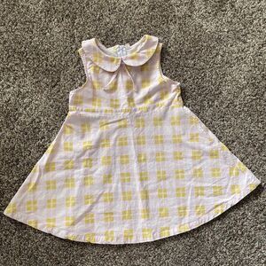 Alice & Ames pink checkered dress girls size 6
